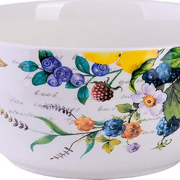 60142 Супница керамическая 750мл Лесные ягоды с лимонами доломит LR (х24) - Mayer&boch фото 2