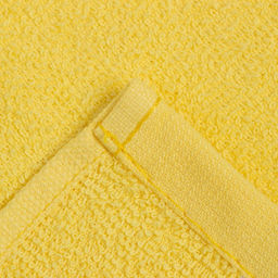 Полотенце махровое Экономь и Я 70*130 см, цв. желтый, 100% хлопок, 350 гр/м2  фото 5