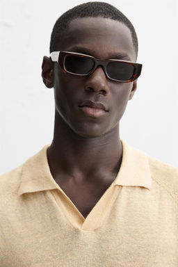 100% LINEN KNIT POLO SHIRT - Zara фото 5