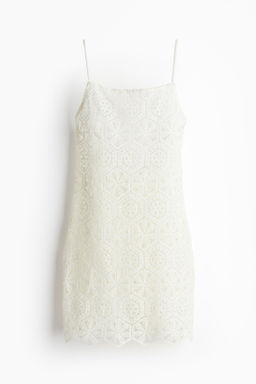 Vestido playero efecto crochet