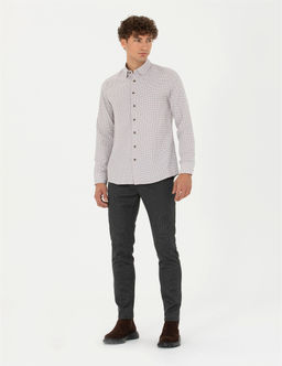 Antrasit Slim Fit Kanvas Pantolon - Pierre cardin фото 3