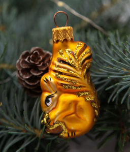 Елочное украшение Белочка мини Ф326 - Коломеев фото 2