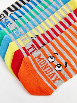 Desenli Erkek ?ocuk Patik ?orap 7li - Waikiki фото 3