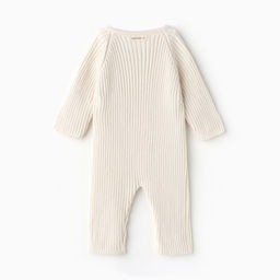 Комбинезон вязаный Крошка Я, р.80-86, молочный  фото 5