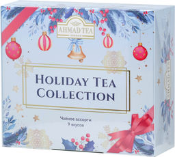 AHMAD TEA. Новый год. Ассорти Праздничная коллекция карт.упаковка, 45 пак.
