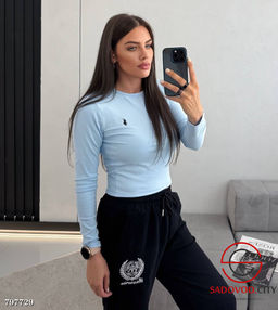 лонгслив женский однотонный - Bruno фото 4