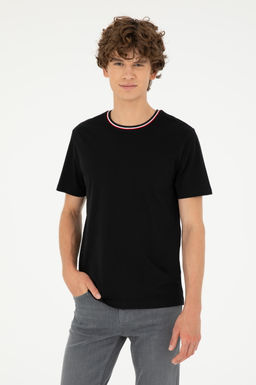 Футболка мужская U.S. Polo Assn из хлопка черная