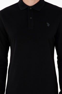 Свитшот мужской U.S. Polo Assn. черный хлопок  фото 13