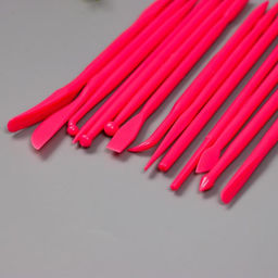 Инструменты для моделирования и придания формы набор 14 шт 12 см пластик МИКС - Арт узор фото 3