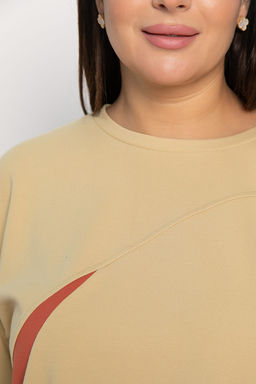 Свитшот Ритм города (бежевый) Б15005-3М