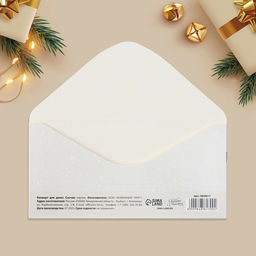 Цена за 10 шт. Конверт для денег «Новый год: Верь в мечту и она сбудется», 16.5×8 см