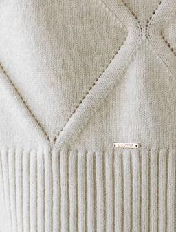 Джемпер из пряжи с кашемиром - Vilatte фото 3