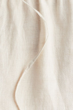 Pantal?n de lino con cord?n de ajuste - H&m фото 3