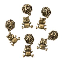 Бусина Zlatka латунь NPL-02 20 шт №1 Панда