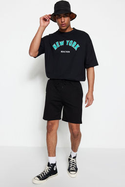 2li Paket Siyah Regular/Normal Kesim Sort & Bermuda TMNSS21SR0095