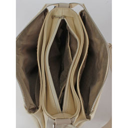 Сумка женская искусственная кожа ADEL-230/4в/ММ, 5отд. плеч/рем. бежевый св 261236 - Adelia фото 3