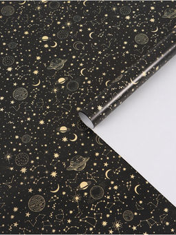 Цена за 10 шт. Бумага упаковочная глянцевая «Космос», 70 × 100 см