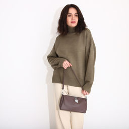 Сумка кросс-боди на молнии, цвет коричневый - Simaland фото 8