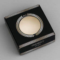 Цена за 5 шт. Коробка подарочная сборная с окном, упаковка, «Подарок для тебя», 10×10×3 см