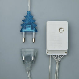 Гирлянда Занавес 1.5?1 м, IP20, прозрачная нить, 180 LED, свечение синее, 8 режимов, 220 В - Luazon lighting фото 4