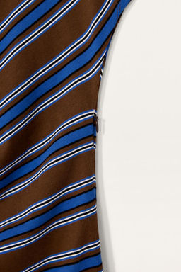 LIMITED EDITION STRIPED DRAPED DRESS - Zara фото 7