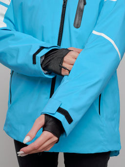 Горнолыжный костюм женский зимний голубого цвета 02321Gl - Chunmai фото 11