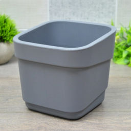 Горшок для цветов 7л d221 h 207мм серый HILLS