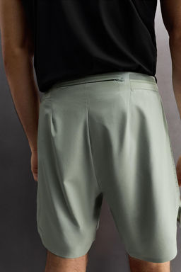 LIGHTWEIGHT PERFORATED SHORTS - Zara фото 6