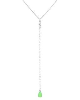 Колье, лунный камень зеленый, Ю-51010р