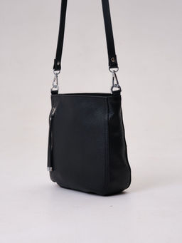 Сумка кожаная кросс-боди Deboro 3410 черный