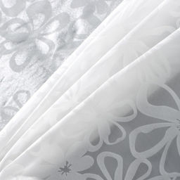 Штора для ванной Доляна «Ажур», 180×180 см, PEVA, белая