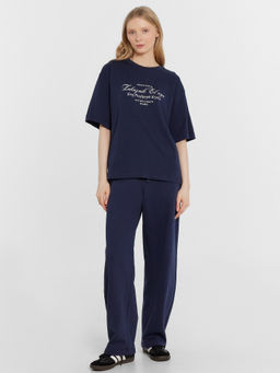 Брюки Mark Formelle 182528-1 прямые из хлопка синие