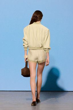 Limited Edition Yesil Astarl? Bomber Ceket TWOSS26CE00046