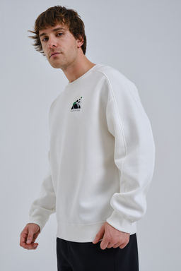 Свитшот Бежевый ICONIC Sweatshirt - Anta фото 4