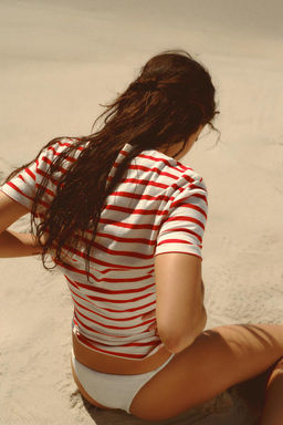 BASIC COTTON T-SHIRT - Zara фото 22