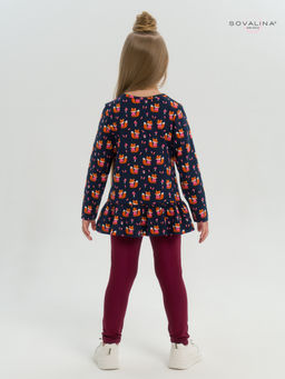 Костюм Алиса лисята на синем-марсала - Sovalina фото 38