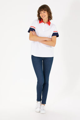 Kad_n Beyaz Polo Yaka Ti__rt - U.s. polo assn фото 4