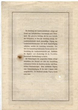 Облигация 4,5% 1000 рейхсмарок 1935 года Германия
