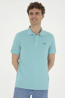 Футболка U.S. Polo Assn мятная из хлопка  фото 3