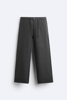 HEMP - COTTON TROUSERS - Zara фото 7