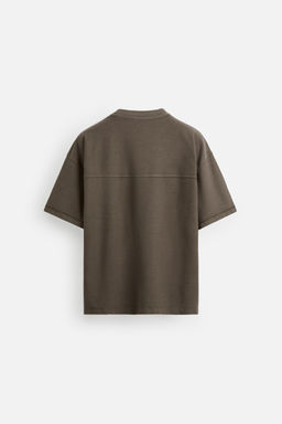 BOXY FIT HEAVYWEIGHT T-SHIRT - Zara фото 9