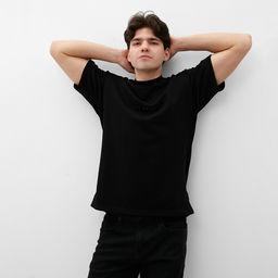 Футболка мужская MIST Men's casual размер 54, черный