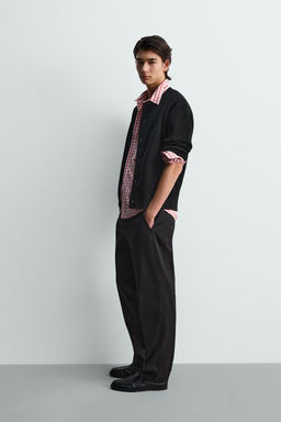 PANTAL?N REGULAR FIT T?CNICO / Negro - Zara фото 4