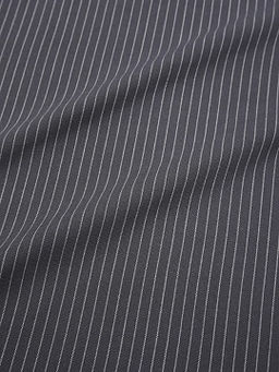 Пестрядь Средняя полоска на темно-сером с фиолетовым оттенком, ш.1.40м, хл-95%, п/э-5%, 165гр/м.кв