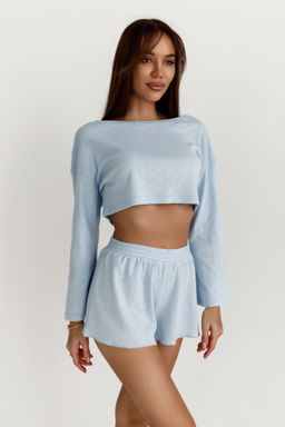 -1501 ГОЛУБАЯ ПИЖАМА - Karolina фото 3