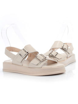 08-PEAQ196-2 LT. BEIGE Босоножки женские (натуральная кожа) - Фабричный китай фото 9