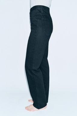 ZW COLLECTION HIGH-WAIST SLIM FIT JEANS - Zara фото 2