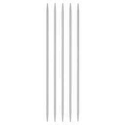 Спицы PRYM 191362 чулочные алюминий d 2.5 мм 15 см 5 шт с острием на обоих концах фото 3