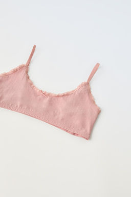 9-14 YEARS/ PACK OF THREE TEXTURED TOPS - Zara фото 2