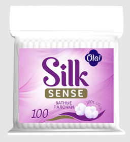 OLA! ватные палочки (100шт) в п/э уп. SILK SENSE